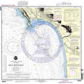NOAA Nautical Chart 18682: Half Moon Bay